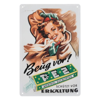 Blechschilder PEZ Menthol 20 x 30 cm