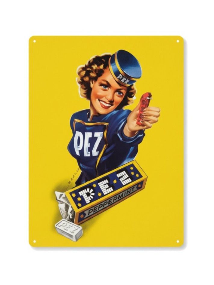 Blechschilder PEZ Peppermint 30x40cm