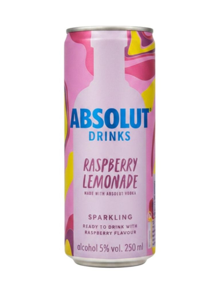 Absolut RTD Vodka&Raspberry Lemonade 0,25l 5% tin