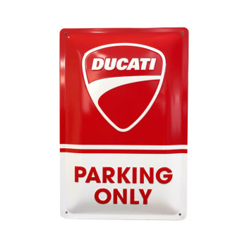 Blechschild 20x30 cm Ducati Parking Only