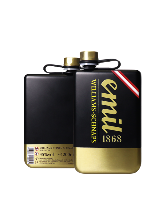 Emil Williams Pear Schnapps 0,2 l 35% gold-black