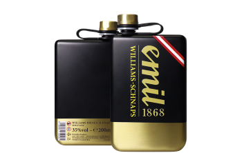 Emil Williams Pear Schnapps 0,2 l 35% gold-black