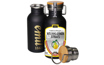 Emil Williams Pear Schnapps 0,5 l 35% Stainless Steel Bottle
