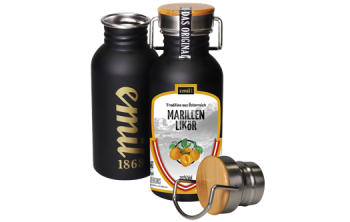 Emil Apricot Liqueur 0,5 l 20% Stainless Steel Bottle