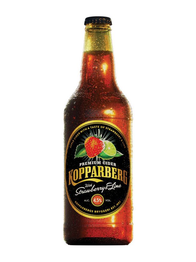 Kopparberg Strawberry&Lime Cider 4,5% 0,33 l