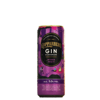Kopparberg Gin&Lemonade Mixed Fruit RTD 0,25 l 5% tin