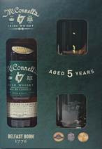 McConnell’s Irish Whisky 5Y Set with 2 Glasses 0,7 l 42%