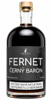 Jenčík a dcery Fernet Černý Baron 40% 0,5 l
