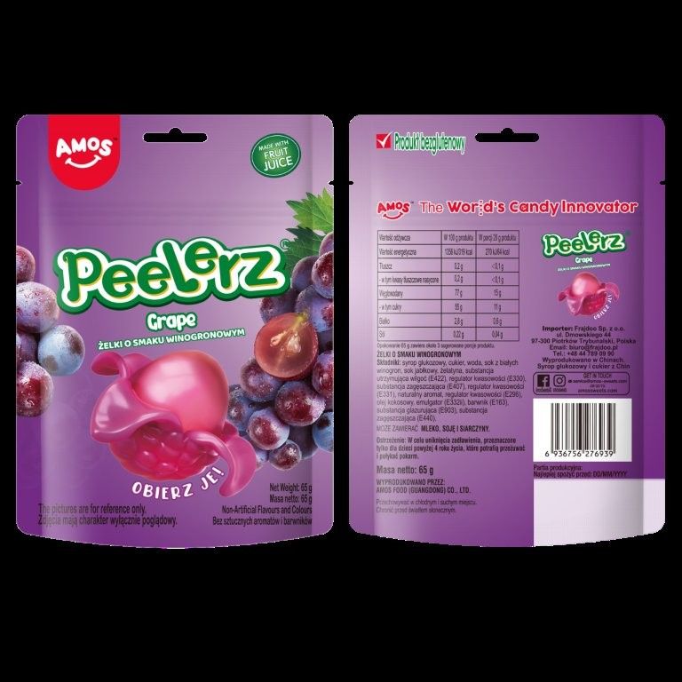 Peelerz Gummy Grape 65g