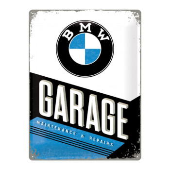 Blechschild 30x40 cm BMW Garage