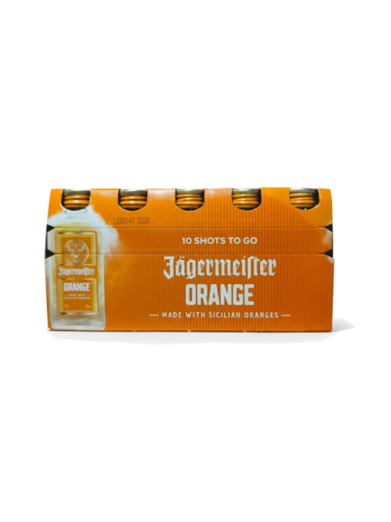Jägermeister Mini Meister Orange Liqueur 10x0,02 L 33%