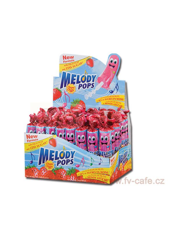 Chupa Chups Melody Pops Strawberry 18,6 g
