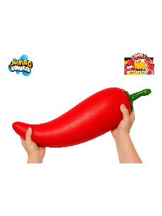 Mega squeeze chilli paprička strečová jumbo 9x11x22cm