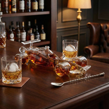 MIKAMAX Racing Car Decanter Set - 2