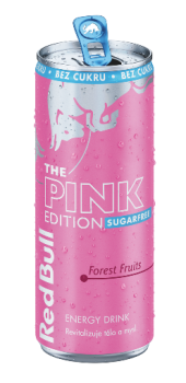 Red Bull Pink Edition Sugarfree 0,25l plech