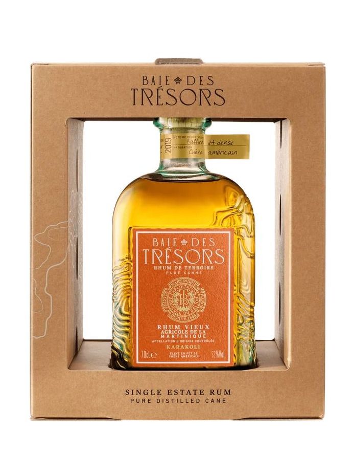 Baie des Trésors KARAKOLI Rum Agricole Gift Pack 0,7l 52%