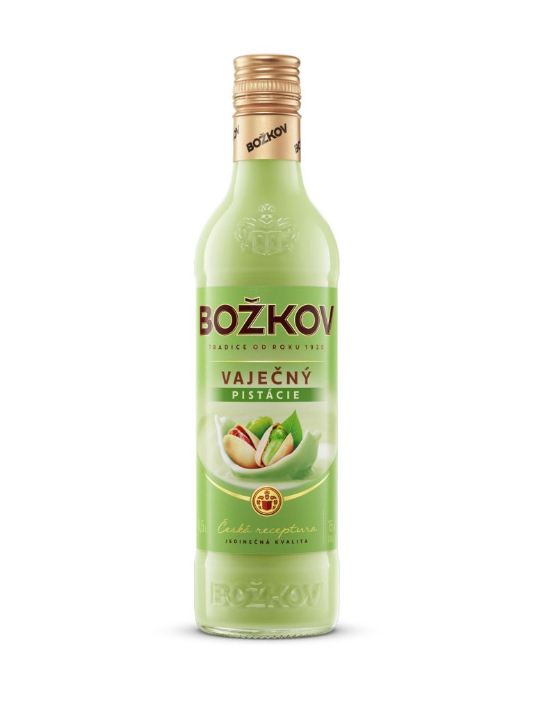 Božkov Pistachio Egg Liqueur 15% 0,5 l
