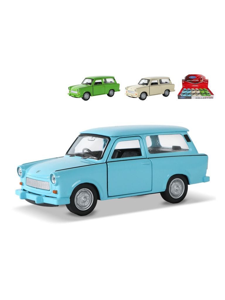 Welly Trabant 601 Universal 12cm kov zpětný chod 3barvy