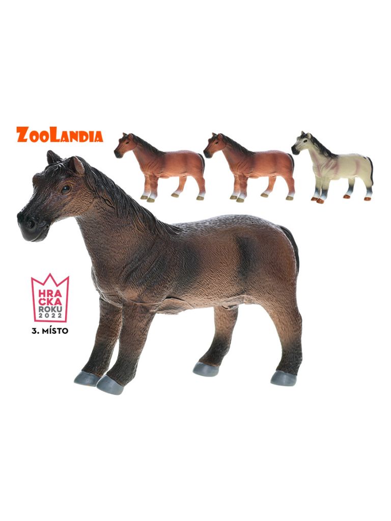 Zoolandia kůň 26cm 4barvy v sáčku