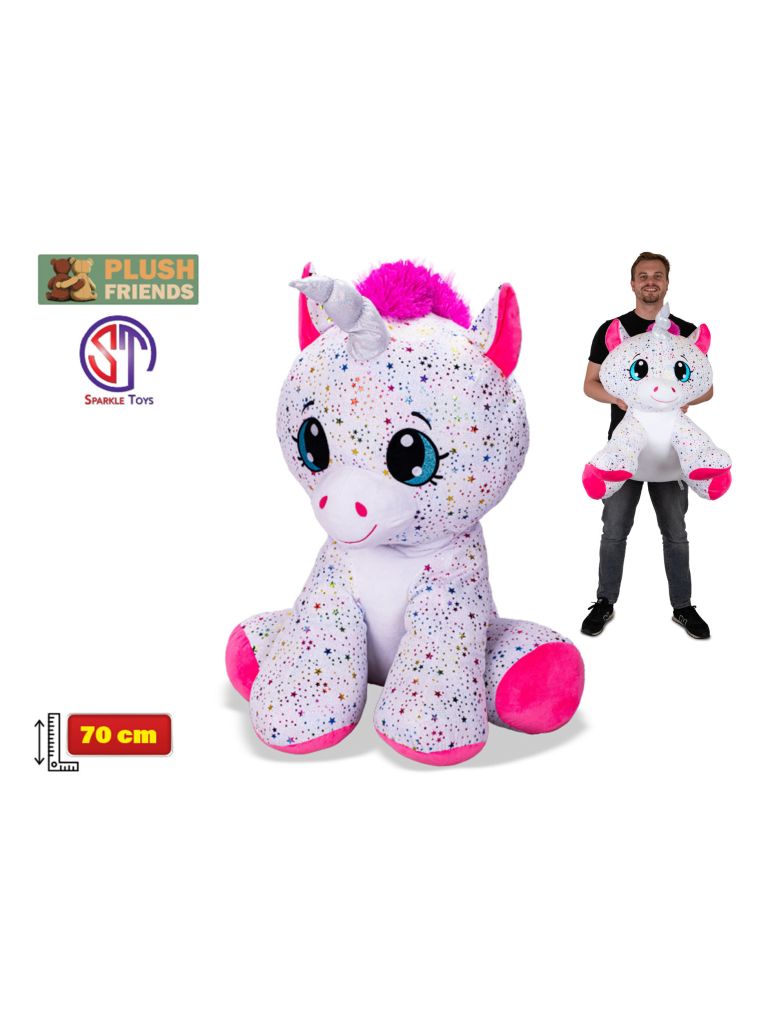 Plush Friends Star Sparkle jednorožec plyšový 70cm sedící 0m+