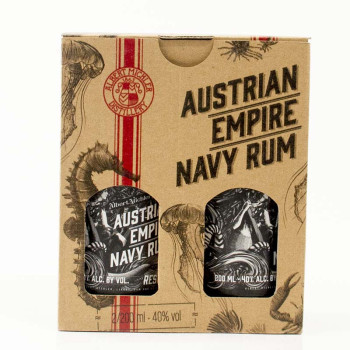 Austrian Empire Navy Rum Reserva 1863 + Navy Rum Solera 18 0,2L 40%