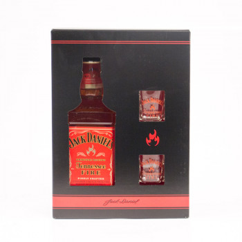 Jack Daniel's Fire 0,7L 35% + 2 glass