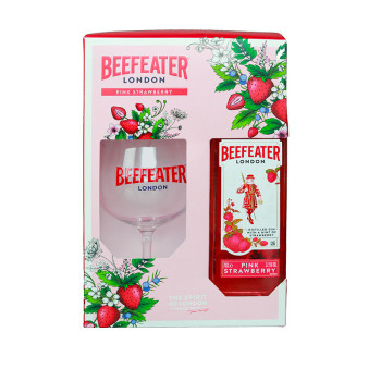 Beefeater Pink 0,7L 37,5% + Glass