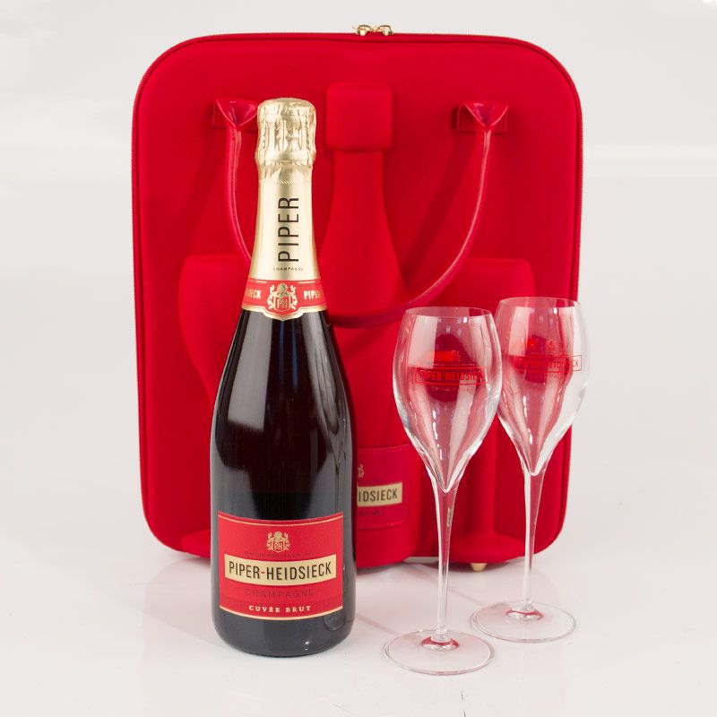 Piper-Heidsieck Cuvée Brut 12% 0,75 l + 2 glasses
