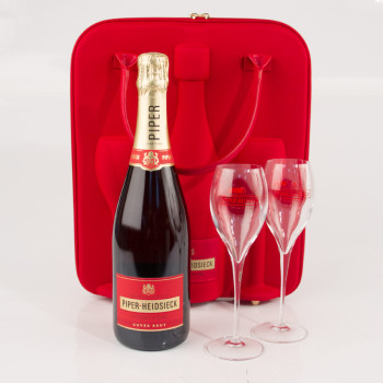 Piper-Heidsieck Cuvée Brut 12% 0,75 l + 2 glasses