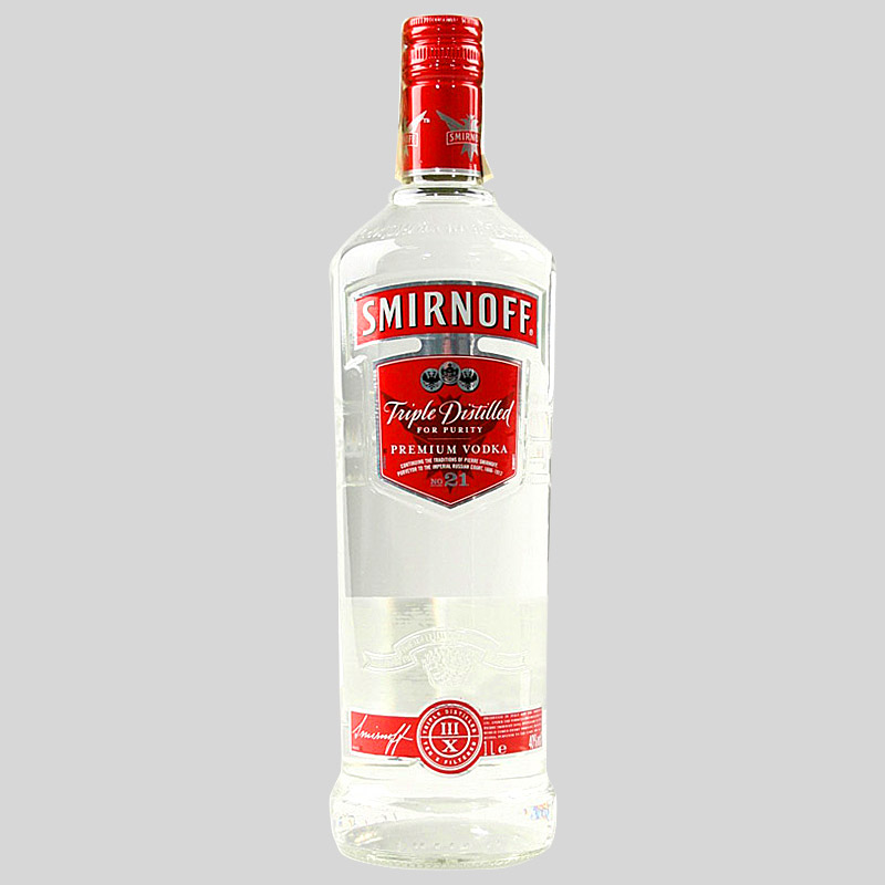 Smirnoff Red 40° - Vodka de Russie