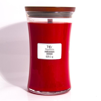 WoodWick Pomegranate glass large