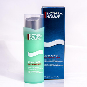 Biotherm Homme - Aquapower Daily Defense SPF 14 Face Gel  75ml - 1