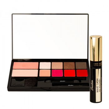 Guerlain MUP Set: Mascara + 2 blushes+ 4 eyeshadows + 4 lipsticks + 3 applicators - 1