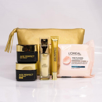 L'Oréal Age Perfect Cell Renew Set: Day Cr.+ Night Cr.+ Serum+ Eye  - 1