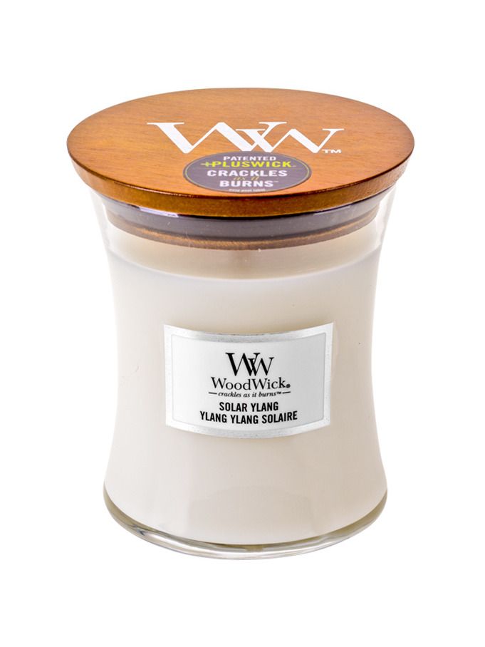 WoodWick Solar Ylang glass medium