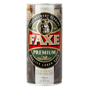 Faxe Premium 1L 5% tin - 1