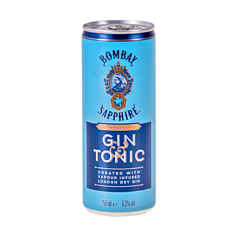 Bombay Gin & Tonic 0,25L 6,5% | Excaliburshop
