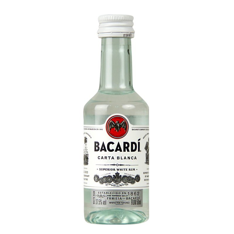 Bacardi 37,5% Excaliburshop Superior 0,05l | MINI