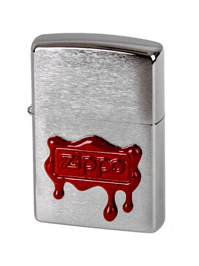 ZIPPO chrom gebürstet "Wax Seal Zippo Stamp" 60003610