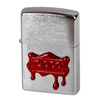 ZIPPO chrom gebürstet "Wax Seal Zippo Stamp" 60003610