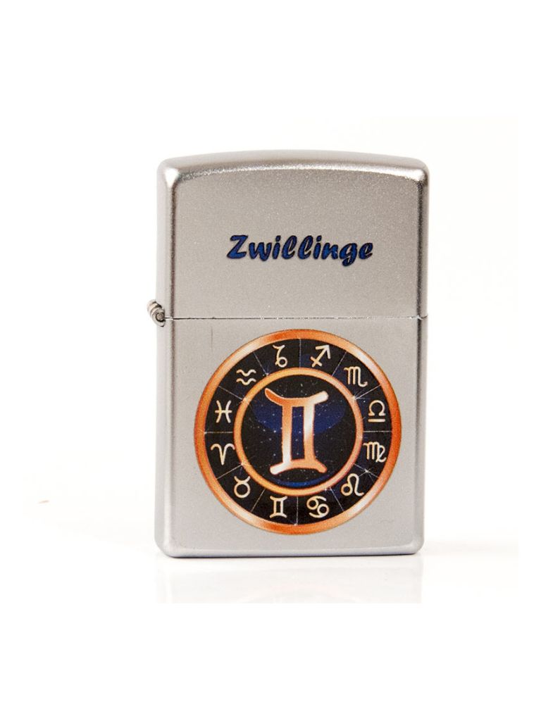 ZIPPO satin finish "Zwillinge" 60003634