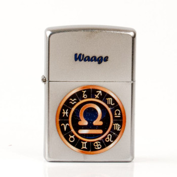 ZIPPO satin finish "Waage" 60003628