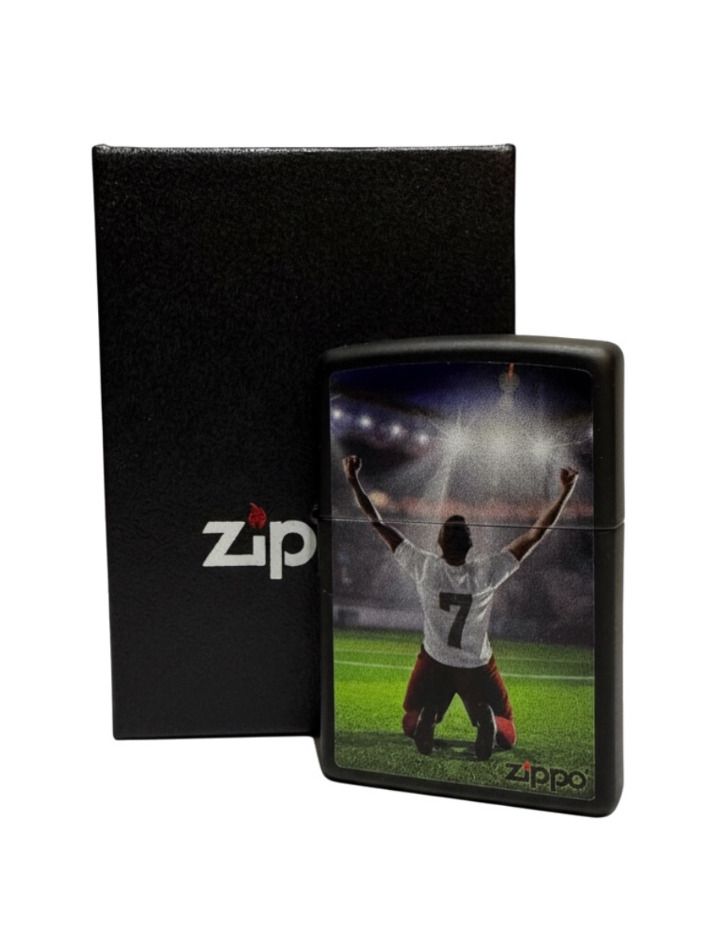 Zippo schwarz color "Winner Soccer Player" 60003824