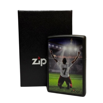 Zippo schwarz color "Winner Soccer Player" 60003824