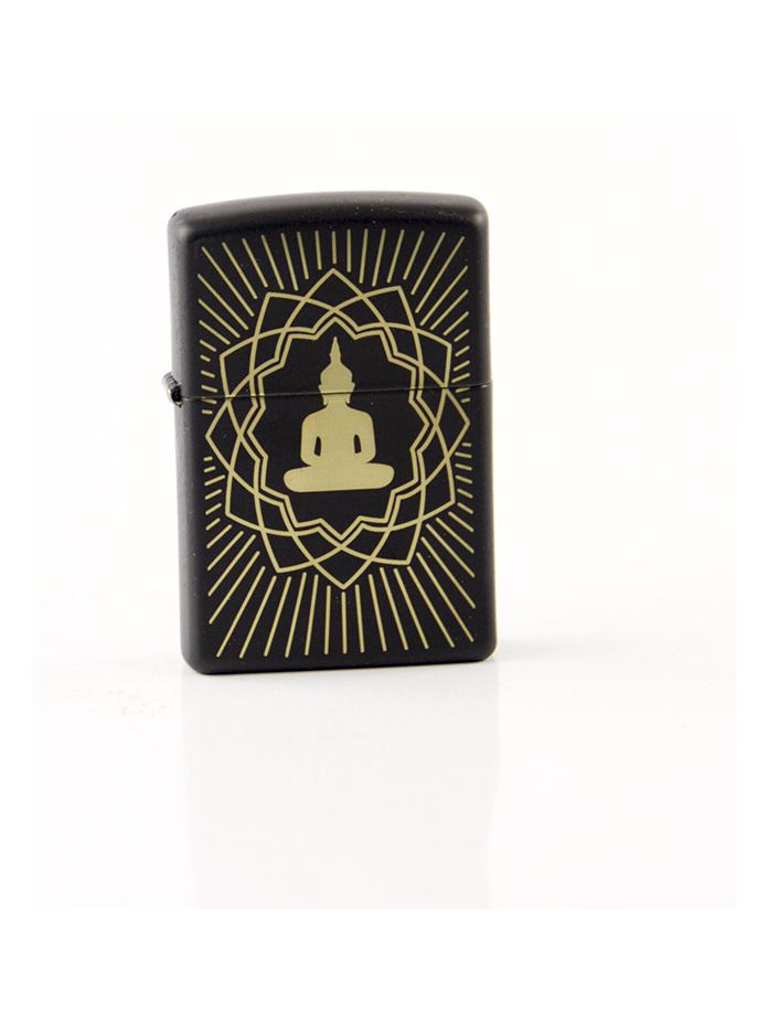 Zippo schwarz gelasert"Budha"60002046