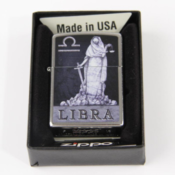 Zippo satin finish color "Zodiac Libra" 60000919