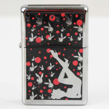 Zippo chrom Playboy Crown Stamp 1210184