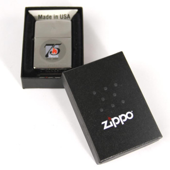 Zippo chrom poliert color 75' Anniversary Edition