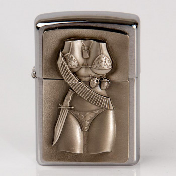 Zippo Plakette Sexy Military Girl 2002553 - 1