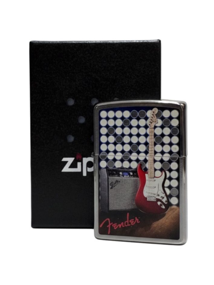 Zippo chrom geb. col. "Fender Verstärker" 60002669